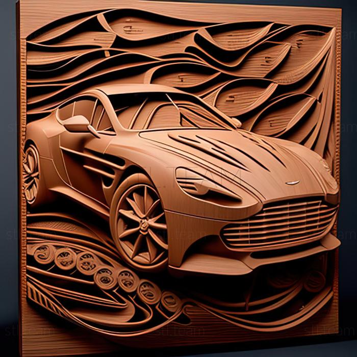 3D model Aston Martin Vanquish (STL)